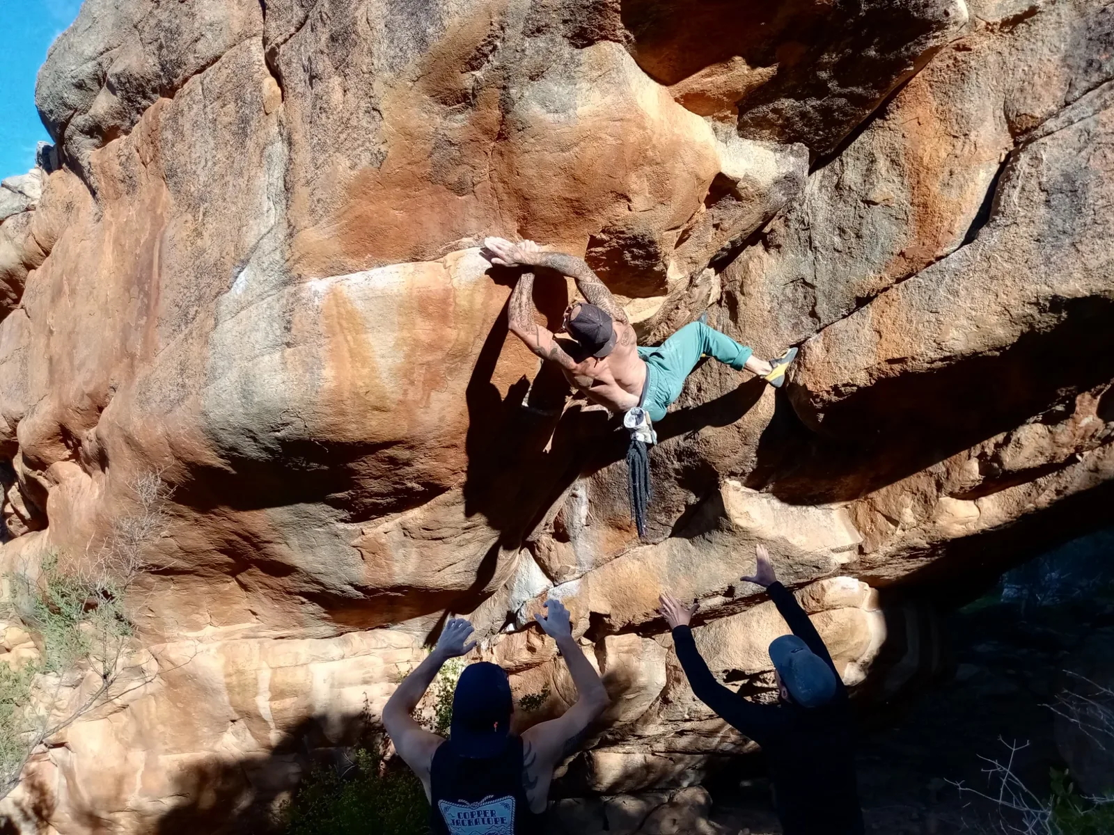 Bouldering on Nardouw sandstone